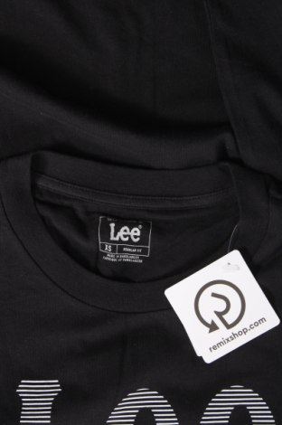 Γυναικείο t-shirt Lee, Μέγεθος XS, Χρώμα Μαύρο, Τιμή 31,96 €