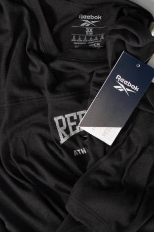 Γυναικείο t-shirt Reebok, Μέγεθος 3XL, Χρώμα Μαύρο, Τιμή 22,79 €