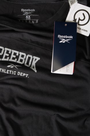 Γυναικείο t-shirt Reebok, Μέγεθος 4XL, Χρώμα Μαύρο, Τιμή 11,99 €