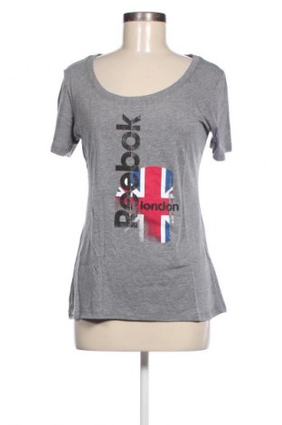 Γυναικείο t-shirt Reebok, Μέγεθος L, Χρώμα Γκρί, Τιμή 9,12 €