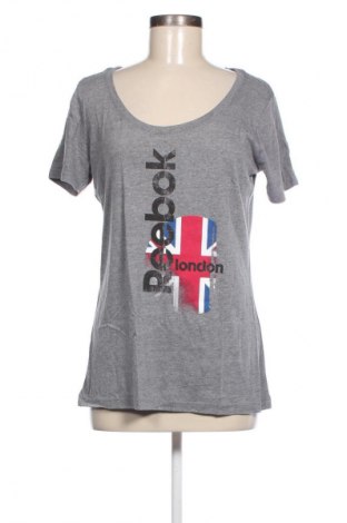 Γυναικείο t-shirt Reebok, Μέγεθος L, Χρώμα Γκρί, Τιμή 9,19 €