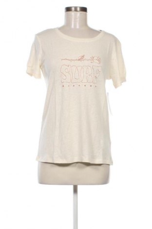 Γυναικείο t-shirt Rip Curl, Μέγεθος M, Χρώμα Εκρού, Τιμή 10,21 €