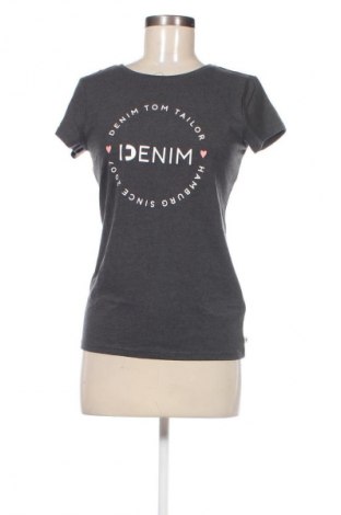 Damen T-Shirt Tom Tailor, Größe S, Farbe Grau, Preis € 9,28