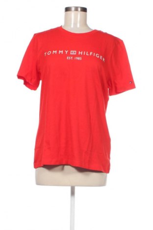 Γυναικείο t-shirt Tommy Hilfiger, Μέγεθος L, Χρώμα Κόκκινο, Τιμή 37,71 €