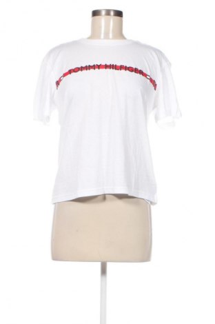 Damski T-shirt Tommy Hilfiger, Rozmiar M, Kolor Biały, Cena 194,98 zł