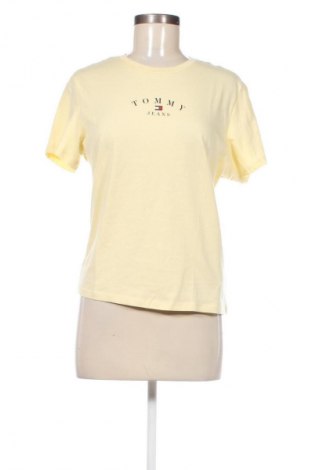 Damski T-shirt Tommy Jeans, Rozmiar XL, Kolor Żółty, Cena 102,62 zł
