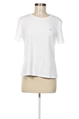 Γυναικείο t-shirt Tommy Jeans, Μέγεθος M, Χρώμα Λευκό, Τιμή 23,99 €