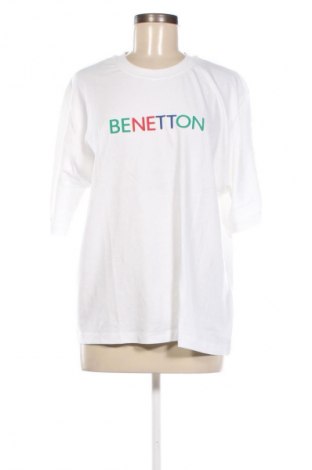 Γυναικείο t-shirt United Colors Of Benetton, Μέγεθος XL, Χρώμα Λευκό, Τιμή 10,21 €