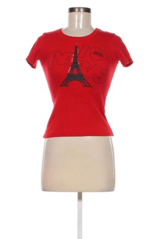 Damen T-Shirt United Colors Of Benetton, Größe XS, Farbe Rot, Preis € 2,99