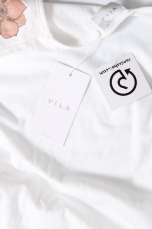 Γυναικείο t-shirt VILA, Μέγεθος L, Χρώμα Λευκό, Τιμή 12,27 €