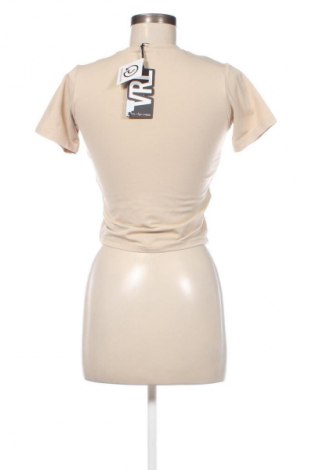 Damen T-Shirt Viral Vibes, Größe S, Farbe Beige, Preis 6,99 €