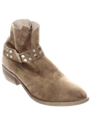 Damen Stiefeletten, Größe 41, Farbe Beige, Preis 24,99 €