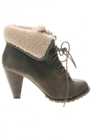 Botine de damă Never 2 Hot, Mărime 37, Culoare Gri, Preț 98,99 Lei