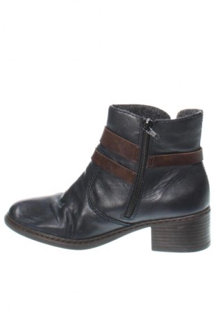 Botine de damă Rieker, Mărime 37, Culoare Albastru, Preț 101,99 Lei