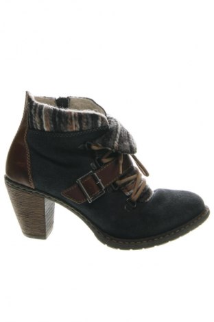 Botine de damă Rieker, Mărime 37, Culoare Albastru, Preț 123,36 Lei