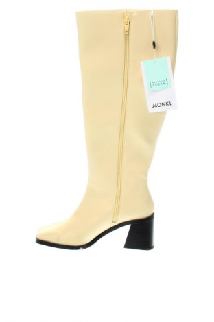 Damenstiefel Monki, Größe 38, Farbe Gelb, Preis € 22,99