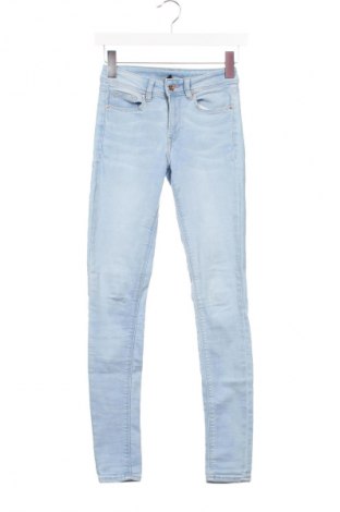 Damskie jeansy H&M Divided, Rozmiar XS, Kolor Niebieski, Cena 41,99 zł