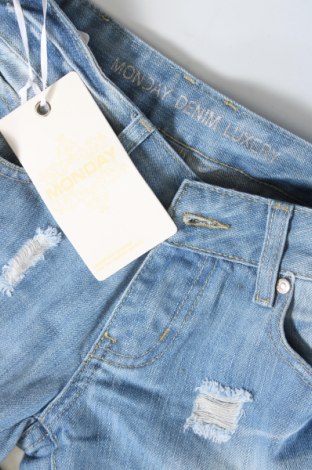 Damskie jeansy Monday Denim, Rozmiar S, Kolor Niebieski, Cena 114,99 zł