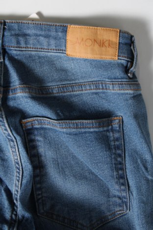 Damskie jeansy Monki, Rozmiar L, Kolor Niebieski, Cena 17,99 zł