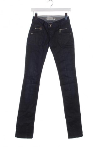 Dámské džíny  Zara Trafaluc, Velikost XS, Barva Modrá, Cena  215,00 Kč