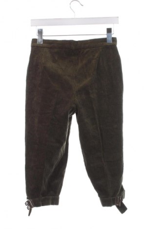 Pantaloni de velvet de femei, Mărime XS, Culoare Verde, Preț 14,99 Lei