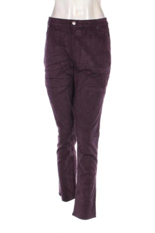 Pantaloni de velvet de femei, Mărime XXL, Culoare Mov, Preț 29,99 Lei