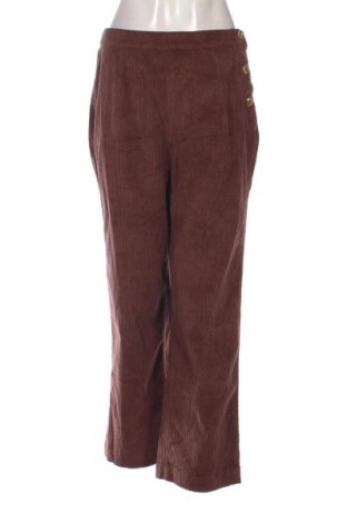 Pantaloni de velvet de femei Louise Misha, Mărime L, Culoare Maro, Preț 92,99 Lei