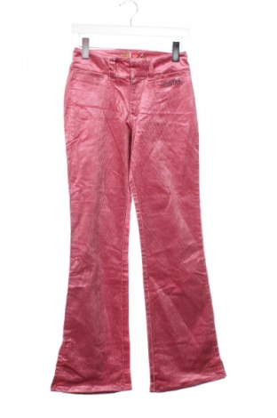 Pantaloni de velvet de femei Roxy, Mărime XS, Culoare Roz, Preț 83,64 Lei