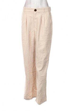 Γυναικείο κοτλέ παντελόνι SHEIN, Μέγεθος L, Χρώμα  Μπέζ, Τιμή 9,99 €
