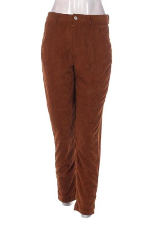 Pantaloni de velvet de femei SHEIN, Mărime S, Culoare Maro, Preț 29,99 Lei