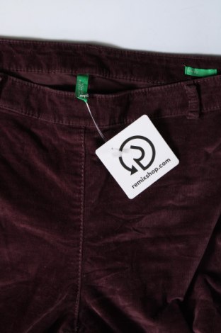 Pantaloni de velvet de femei United Colors Of Benetton, Mărime M, Culoare Mov, Preț 29,99 Lei