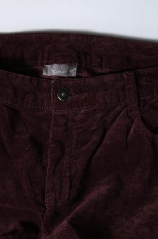 Pantaloni de velvet de femei Yessica, Mărime L, Culoare Roșu, Preț 35,99 Lei