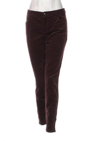 Pantaloni de velvet de femei Yessica, Mărime L, Culoare Roșu, Preț 35,99 Lei