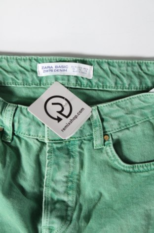 Pantaloni scurți de femei Zara, Mărime S, Culoare Verde, Preț 52,63 Lei