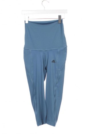 Damen Leggings Adidas, Größe XS, Farbe Blau, Preis 19,85 €