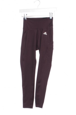 Dámske legíny  Adidas, Veľkosť XS, Farba Červená, Cena  19,85 €