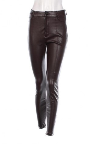 Damen Lederhose Zara, Größe S, Farbe Braun, Preis 13,81 €