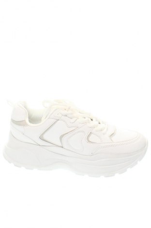 Γυναικεία παπούτσια Pull&Bear, Μέγεθος 39, Χρώμα Λευκό, Τιμή 17,85 €