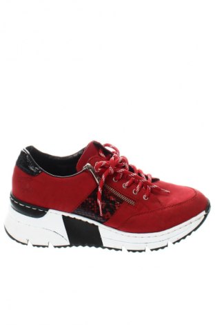 Дамски обувки Rieker, Размер 40, Цвят Червен, Цена 62,00 лв.
