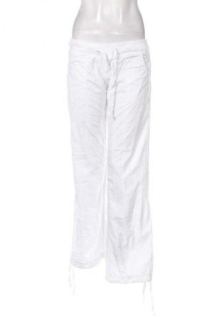 Pantaloni de femei Clockhouse, Mărime S, Culoare Alb, Preț 33,99 Lei