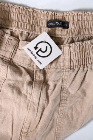 Damenhose F&F, Größe M, Farbe Beige, Preis 6,99 €