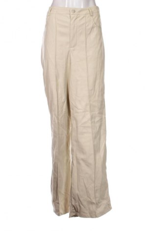 Pantaloni de femei Pretty Little Thing, Mărime L, Culoare Ecru, Preț 68,09 Lei