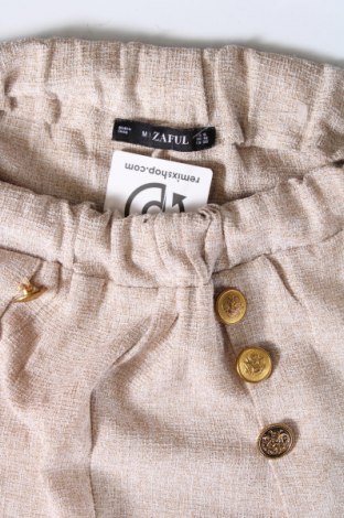 Damenhose Zaful, Größe M, Farbe Beige, Preis € 8,49