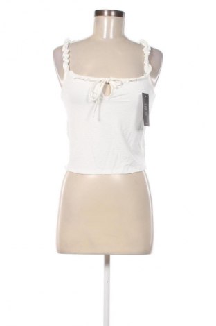 Γυναικείο αμάνικο μπλουζάκι NA-KD, Μέγεθος L, Χρώμα Λευκό, Τιμή 5,75 €