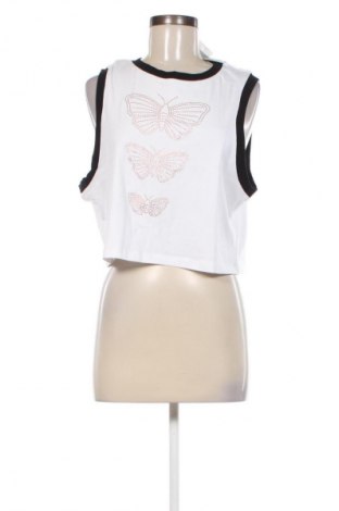 Γυναικείο αμάνικο μπλουζάκι Neon & Nylon by Only, Μέγεθος 3XL, Χρώμα Λευκό, Τιμή 7,99 €