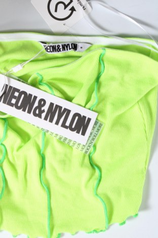 Γυναικείο αμάνικο μπλουζάκι Neon & Nylon by Only, Μέγεθος M, Χρώμα Πράσινο, Τιμή 4,99 €