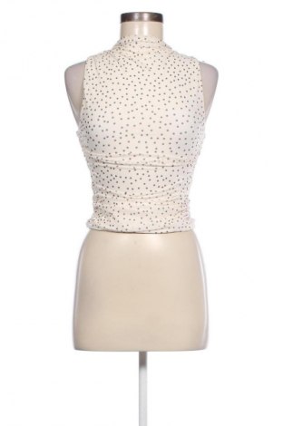 Γυναικείο αμάνικο μπλουζάκι Pull&Bear, Μέγεθος S, Χρώμα Εκρού, Τιμή 7,79 €
