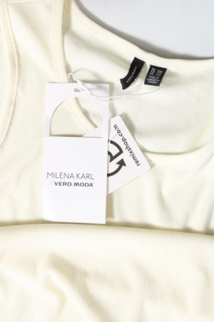 Γυναικείο αμάνικο μπλουζάκι Vero Moda, Μέγεθος XXL, Χρώμα Εκρού, Τιμή 6,49 €