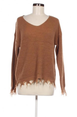 Damenpullover, Größe L, Farbe Braun, Preis 7,49 €