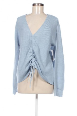 Дамски пуловер Anika Teller x NA-KD, Размер M, Цвят Син, Цена 48,79 лв.